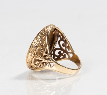 1900 British Gold Sovereign Ring