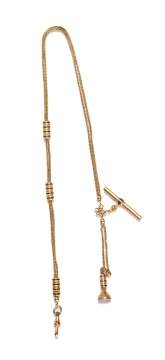 18K Gold Pocket Watch Chain