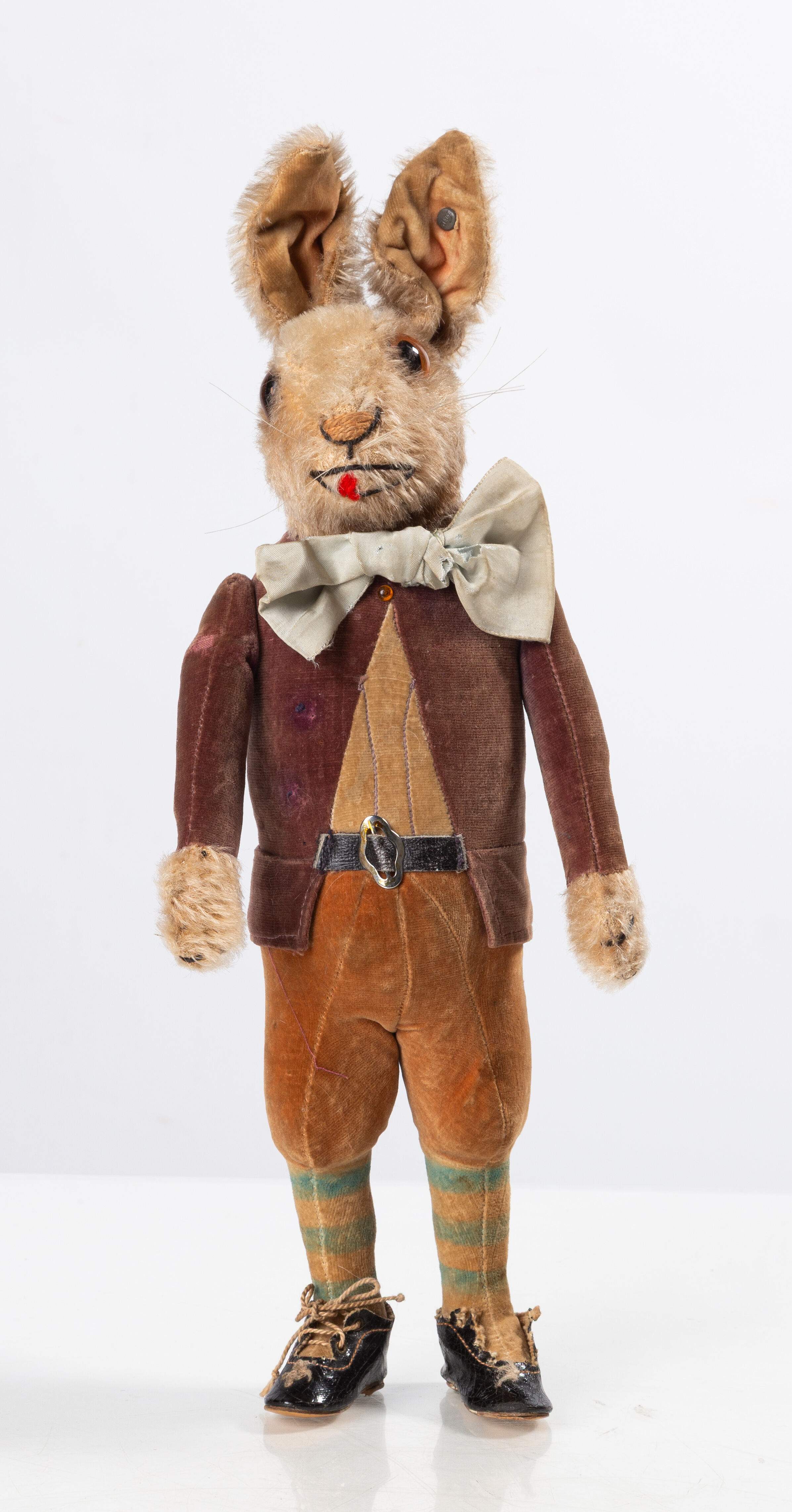 Early Steiff Rabbit Rare Steiff Jack Rabbit | Cottone Auctions