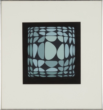 Victor Vasarely (Hungarian-French, 1906-1997) Untitled