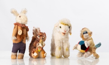 Vintage Steiff & English Animal Toys