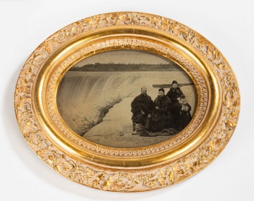 Ambrotype Depicting Niagara Falls