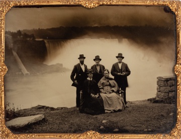 Ambrotype Depicting Niagara Falls