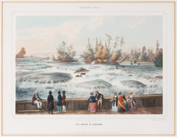 Augustus Kollner, Niagara Falls, The Rapids at Niagara