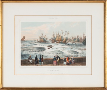 Augustus Kollner, Niagara Falls, The Rapids at Niagara