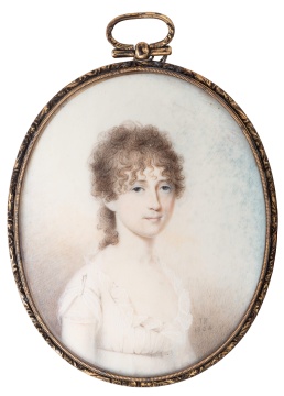 James Peale (American, 1749-1831) Portrait Miniatures
