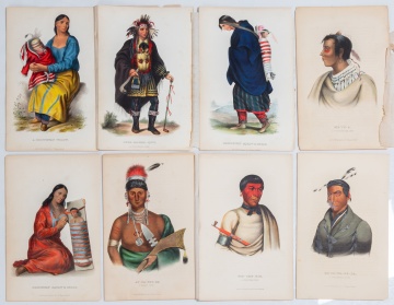 Smaller Plates, from the Octavo Edition, History of the Indian Tribes of North America by Thomas McKenney & James Hall