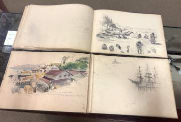 Late 19th Century Sketch Book of Tacoma Washington Area & Mount Rainier Scenes