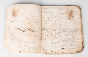 Ships Ledger, Seaboard Diary, London to New York, circa 1744