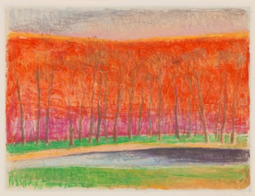 Wolf Kahn (German-American, 1927-2020) Untitled Landscape