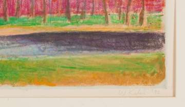 Wolf Kahn (German-American, 1927-2020) Untitled Landscape