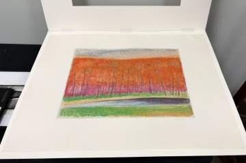 Wolf Kahn (German-American, 1927-2020) Untitled Landscape