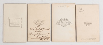 Albumen Print (Carte-de-Viste) CDV Cards