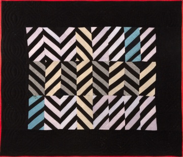 Amish Quilt, Illusion Crib Quilt