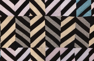 Amish Quilt, Illusion Crib Quilt