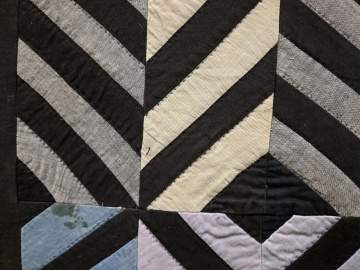Wisconsin Amish Quilt, Illusion Crib Quilt