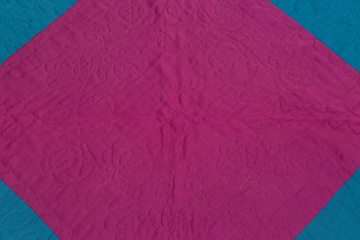 Amish Diamond in the Square / Floating Diamond Quilt