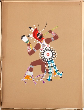 Kidwa Indian Art: "Watercolor Paintings in Color by the Indians of Oklahoma"