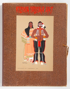 Kidwa Indian Art: "Watercolor Paintings in Color by the Indians of Oklahoma"