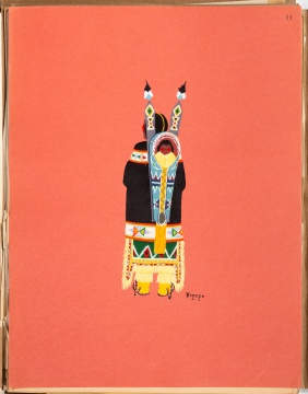 Kidwa Indian Art: "Watercolor Paintings in Color by the Indians of Oklahoma"