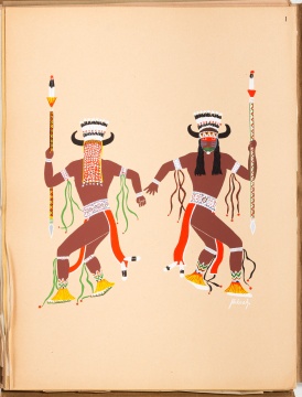 Kidwa Indian Art: "Watercolor Paintings in Color by the Indians of Oklahoma"