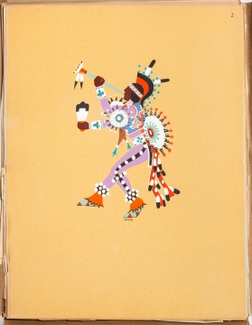 Kidwa Indian Art: "Watercolor Paintings in Color by the Indians of Oklahoma"