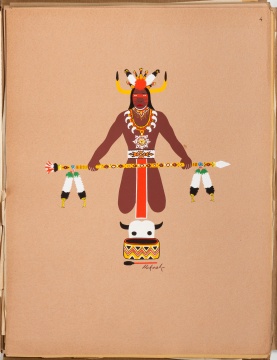 Kidwa Indian Art: "Watercolor Paintings in Color by the Indians of Oklahoma"