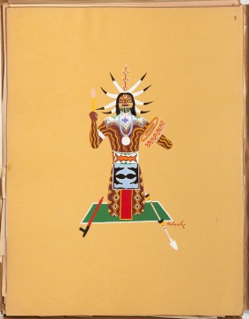 Kidwa Indian Art: "Watercolor Paintings in Color by the Indians of Oklahoma"