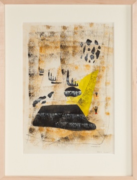 Martha Visser't Hooft (American, 1906-1994) "Black Signals"