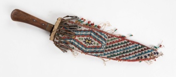 Plateau or Northern Plains Indian Beaded Knife Sheath