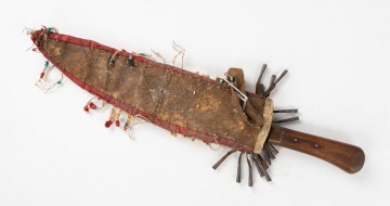 Plateau or Northern Plains Indian Beaded Knife Sheath
