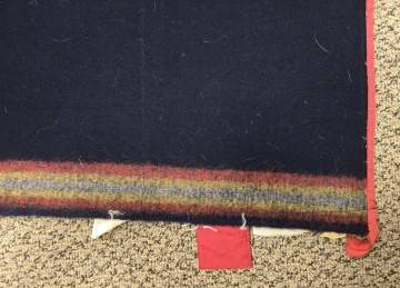 Osage Woman's Wearing Blanket
