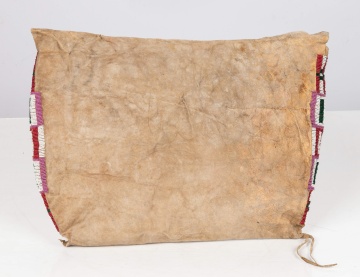 Sioux Elk Dreamers Society Quilled Teepee Bag