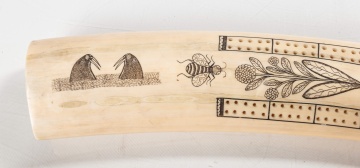 Inupiaq Eskimo Cribbage Board