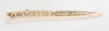 Inupiaq Eskimo Cribbage Board