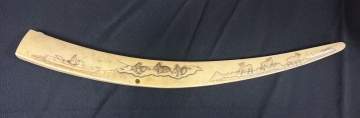 Inupiaq Eskimo Cribbage Board