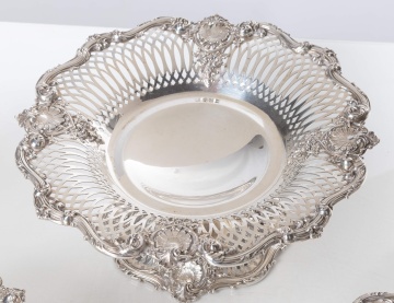 Black Starr & Frost Suite of Sterling Silver Compotes / Tazzas