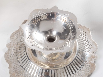 Black Starr & Frost Suite of Sterling Silver Compotes / Tazzas