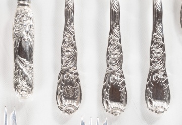 Tiffany & Co. Sterling Silver Chrysanthemum Flatware & Serving Pieces
