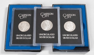 Carson City Morgan Silver Dollars