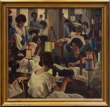 Alexander Oscar Levy (American, 1881-1947) Women Sewing