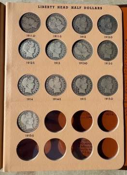 Liberty Head (Barber) Silver Half Dollars