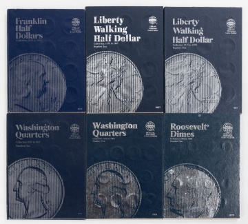 Franklin Silver, Liberty Walking Half Dollars, Washington Silver Quarters, & Roosevelt Silver Dimes