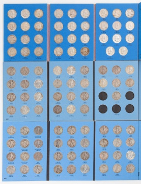 Franklin Silver, Liberty Walking Half Dollars, Washington Silver Quarters, & Roosevelt Silver Dimes