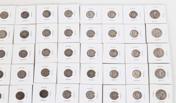 Barber, Standing Liberty, Washington Silver Quarters & Mercury, Barber Silver Dimes