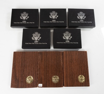 United States Mint Premier Silver Proof Sets & Eisenhower Proof $1 Coins