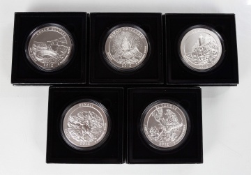 2012 America the Beautiful 5 oz. Silver Coins