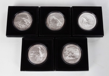 2014 America the Beautiful 5 oz. Silver Coins