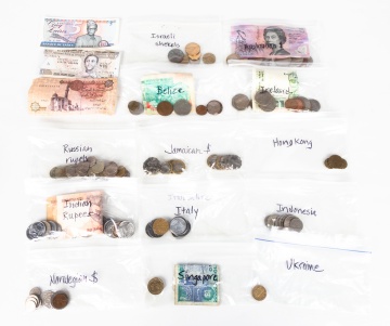 US / Foreign Currency Notes & Coins