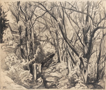 Alexander Oscar Levy (American, 1881-1947) Landscape